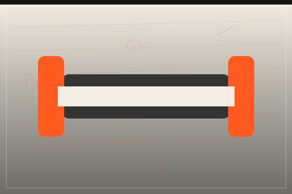 Orange boxing bag forms against a charcoal gym backdrop